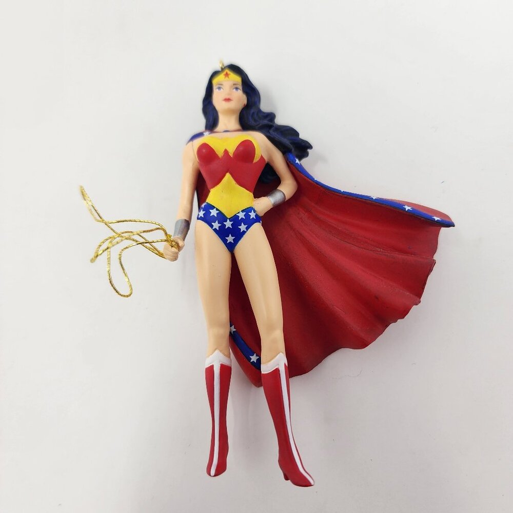 New Vtg 2009 Hallmark Keepsake Wonder Woman Christmas Tree Ornament DC Comics - Picture 10 of 11